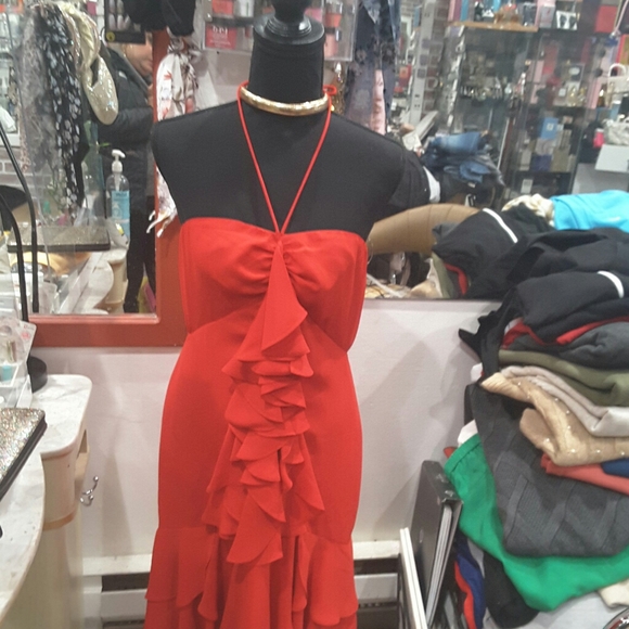 EXPRESS FREELY RED DRESS - Picture 6 of 6